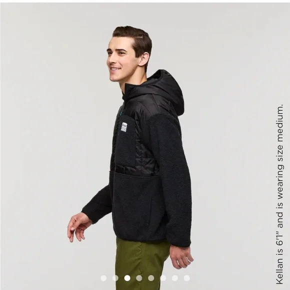 Cotopaxi Men's Large Trico Hybrid Jacket Black NWT Hood Insulated Hooded - Picture 6 of 14